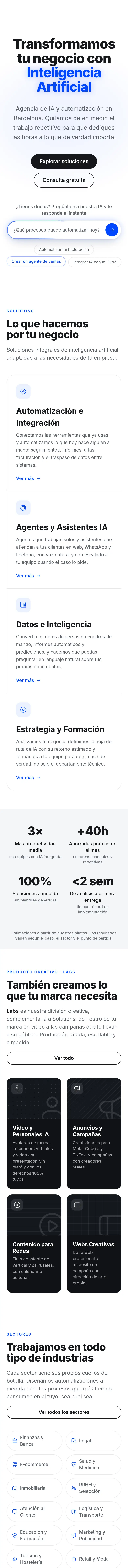 Captura completa de aiginer.com en móvil, parte 1 de 2