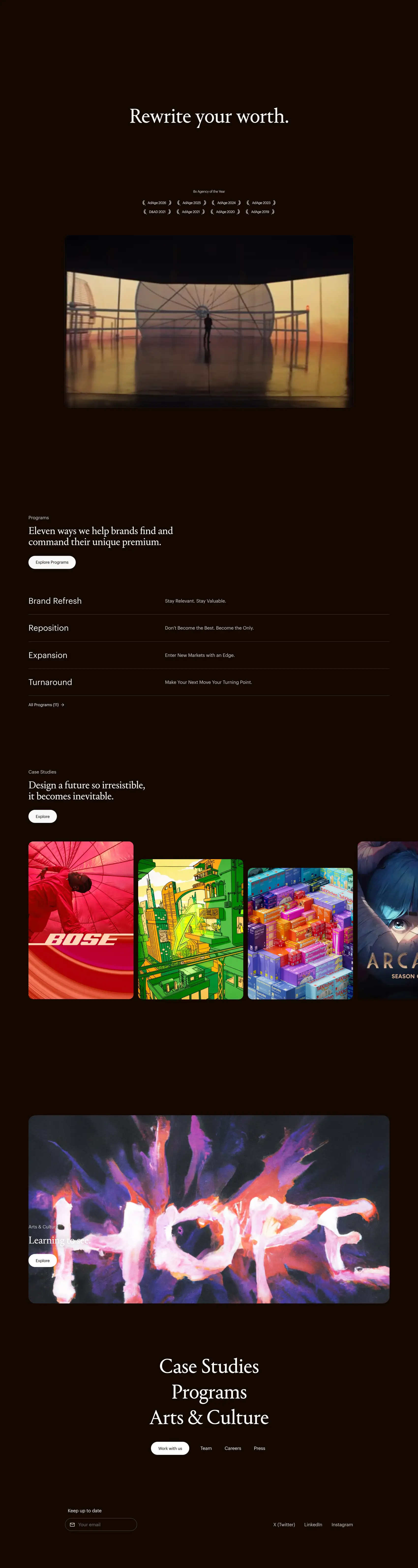 Captura completa de wearecollins.com en escritorio