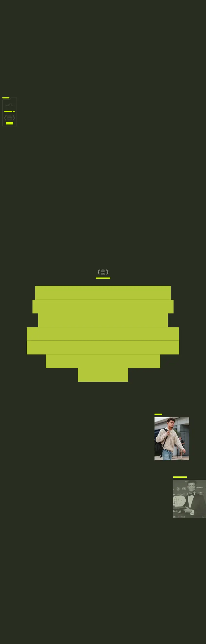 Captura de la web de Lando Norris